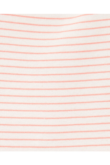 Set dos piezas de algodón, short y body estampados Sin color