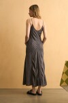 Vestido wavy alma lavada marrón