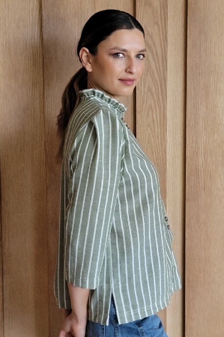 Camisa Carlotta 2.0 Lino Raya Safari