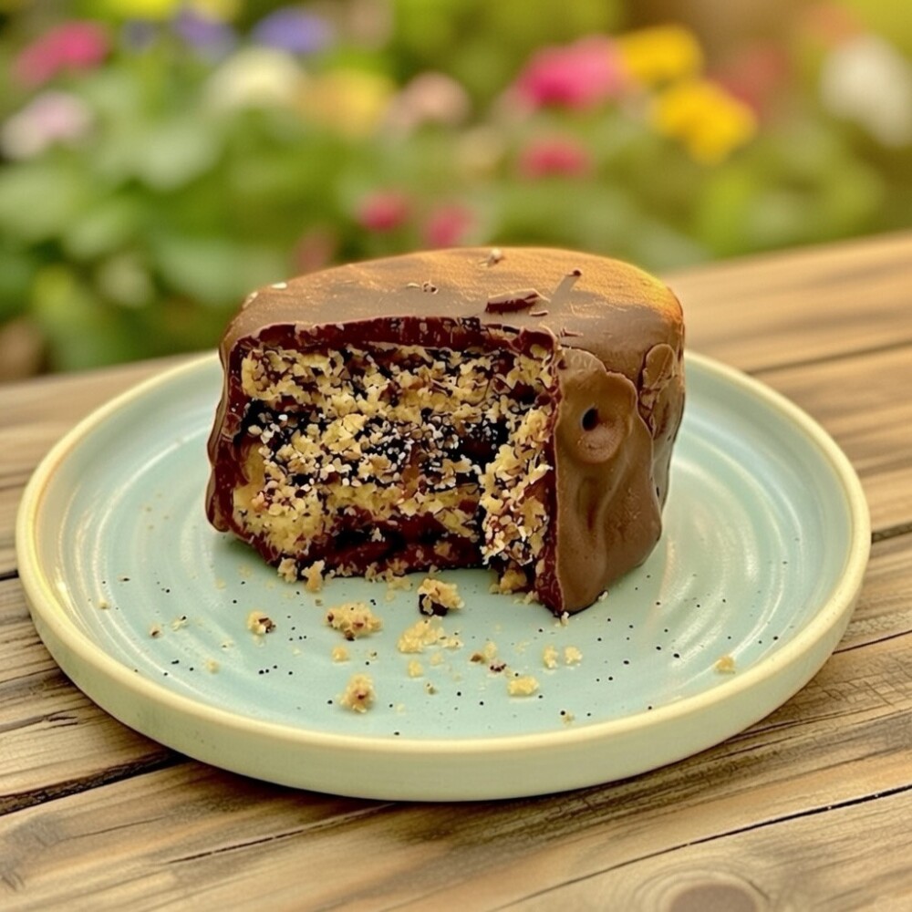 Alfajor de Chocolate con Leche y Almendras Alfajor de Chocolate con Leche y Almendras