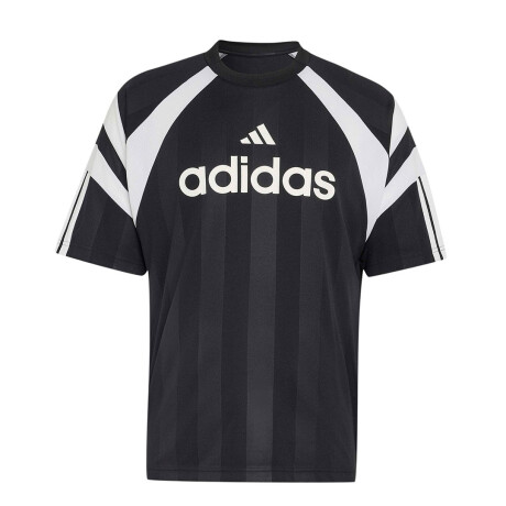 Remera de Hombre Adidas M Tiro Jrsy Negro - Blanco