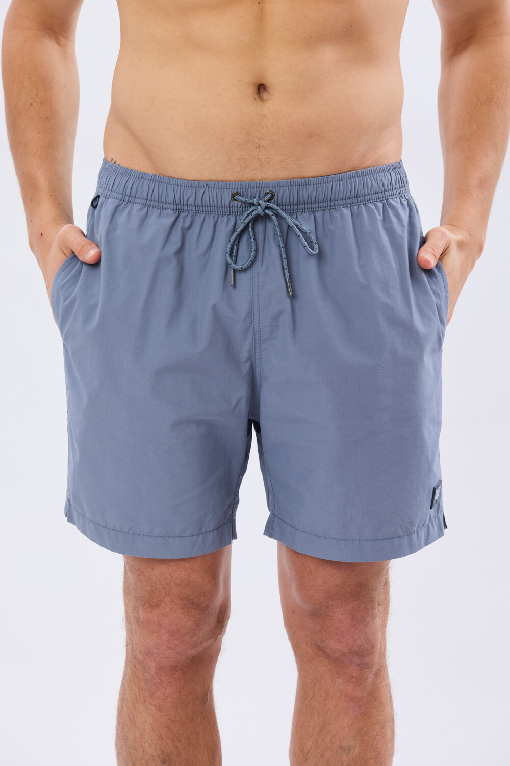 SHORT DE BAÑO LISO Piedra