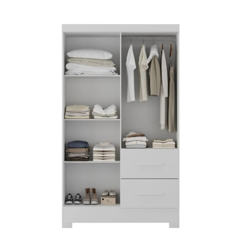 Ropero Nero 4 Puertas 2 Cajones Blanco 8432ab Mdp Ropero Nero 4 Puertas 2 Cajones Blanco 8432ab Mdp