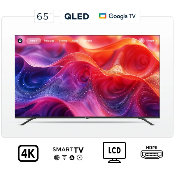 Smart Tv Motorola Mot65uqe113 Qled 4k 65'' TV 65 MOTOROLA QLED MOT65UQE11