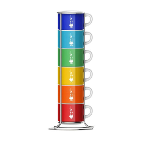 Tazas de Café Apilables 6 unidades Bialetti Tazas de Café Apilables 6 unidades Bialetti