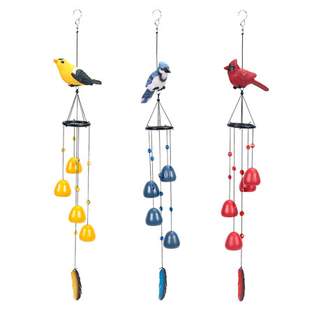 Campana de Viento Aves Azul