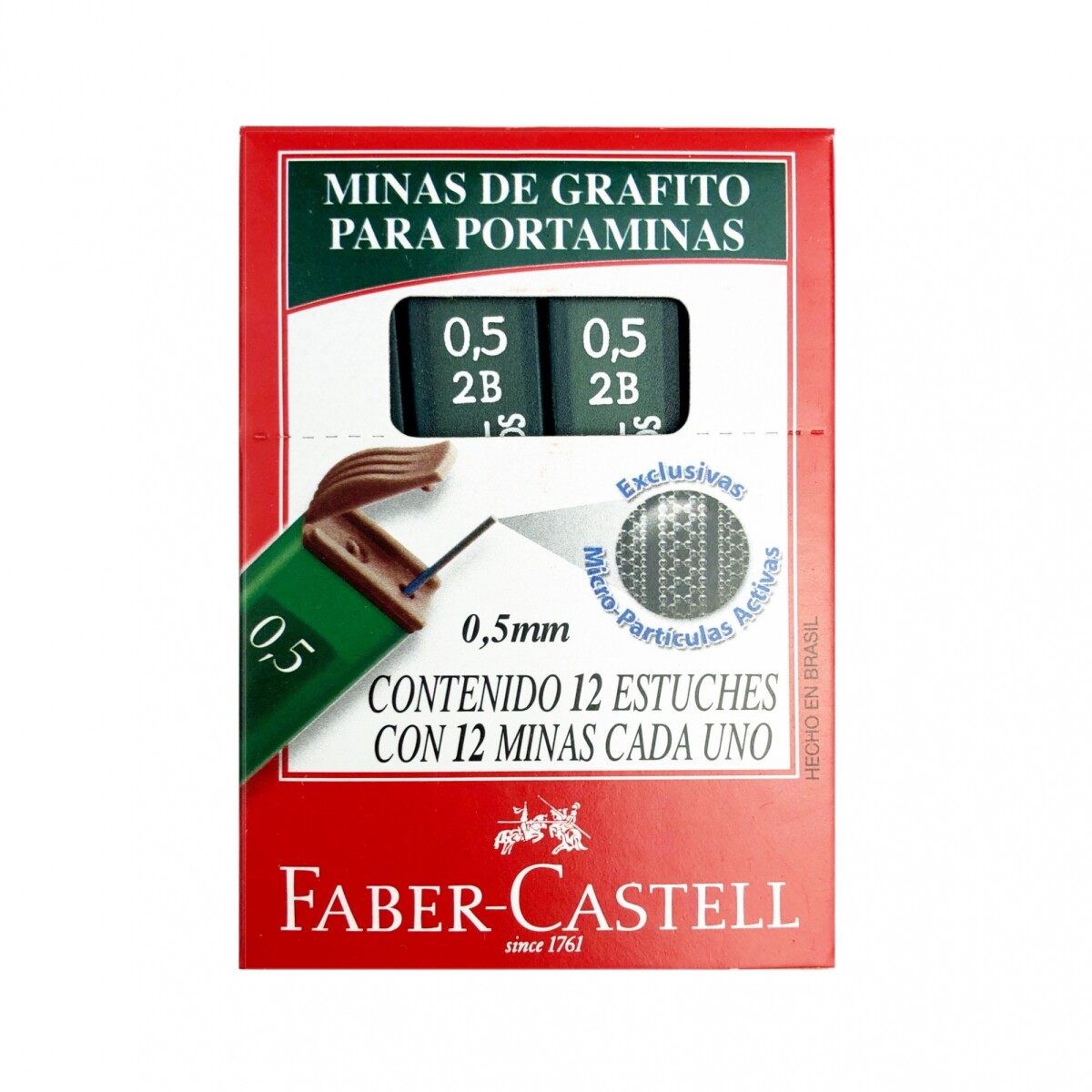 Repuesto Portaminas Faber-Castell 0.5/0.7 mm x 12 - 0.5 mm 