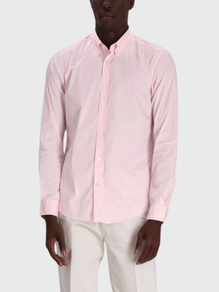 BOSS Black - Camisa Roan Slim Fit BOSS Black Hombre Rosado