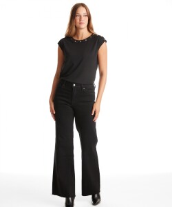 Jean Wide Leg NEGRO