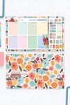 Planificador semanal ibi craft - 52 h. (166x210mm)+12 h. Stickers - Coleccion "Flowers" Planificador semanal ibi craft - 52 h. (166x210mm)+12 h. Stickers - Coleccion "Flowers"