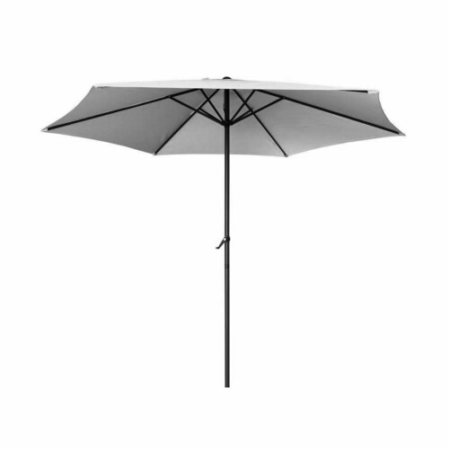 Sombrilla de jardín 3.0m Gris