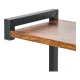 Mueble auxiliar Rack organizador 4 niveles de cocina Hierro y MDF Sin Color