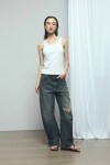 Musculosa con ojalillos PREVENTA blanco