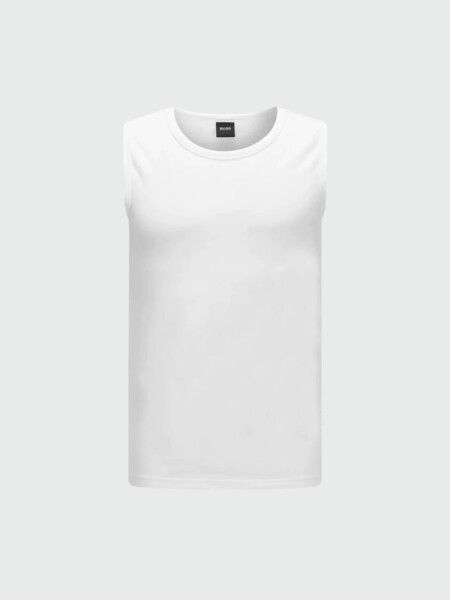 BOSS -Pack de musculosas básicas de algodón X 2 Blanco