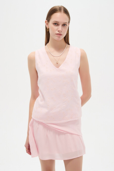 Musculosa Rivano Rosa Claro