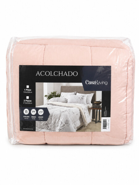 ACOLCHADO 2 PLAZA ROSADO