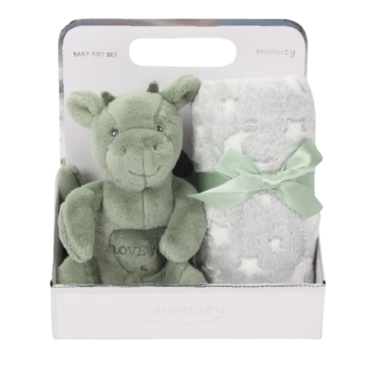 Set Infantil Regalo Peluche con Manta Xybl - DRAGON 