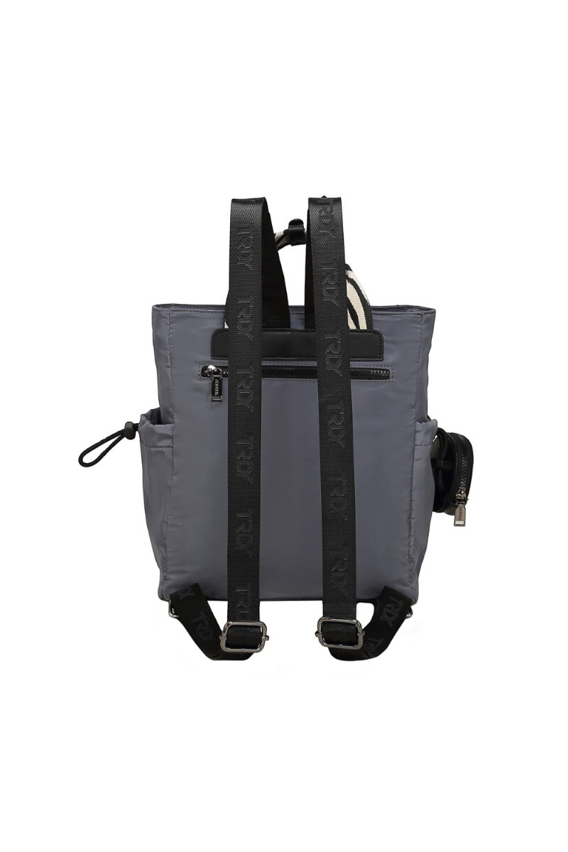 Mochila Moda Trendy Gris Oscuro