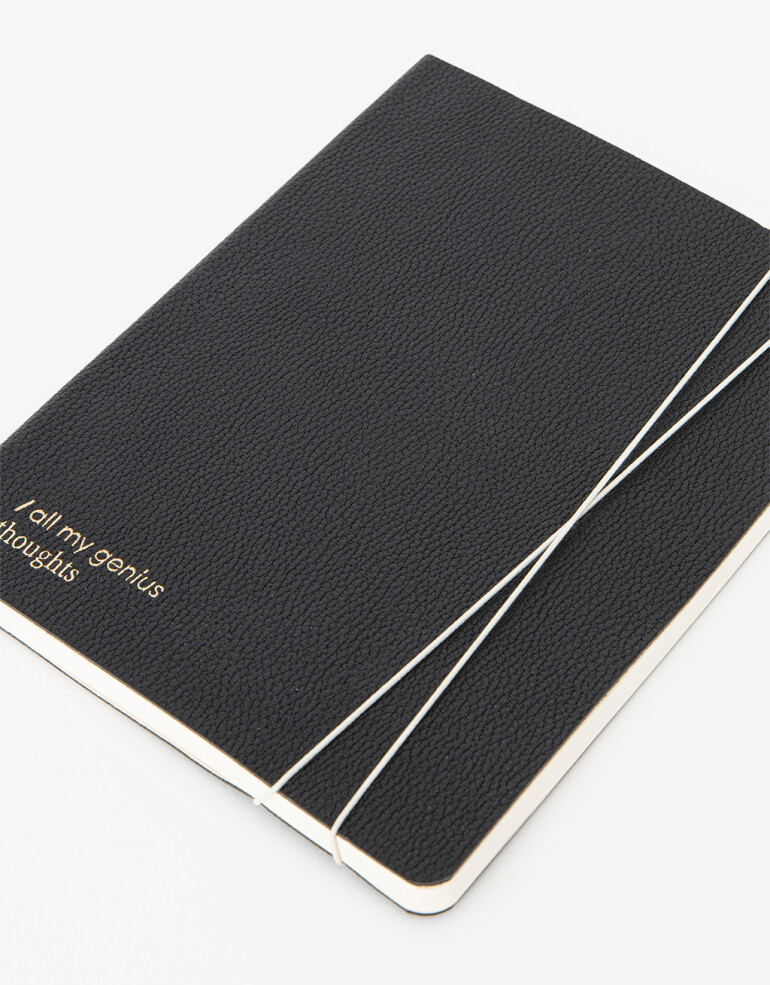 Anotadores Cuadernos y Memos Cuaderno Cuaderno De Pu Negro - Negro