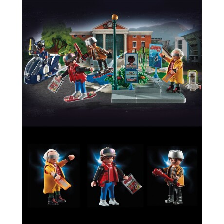 Playmobil Back to the Future parte II Persecución 80 piezas Playmobil Back to the Future parte II Persecución 80 piezas