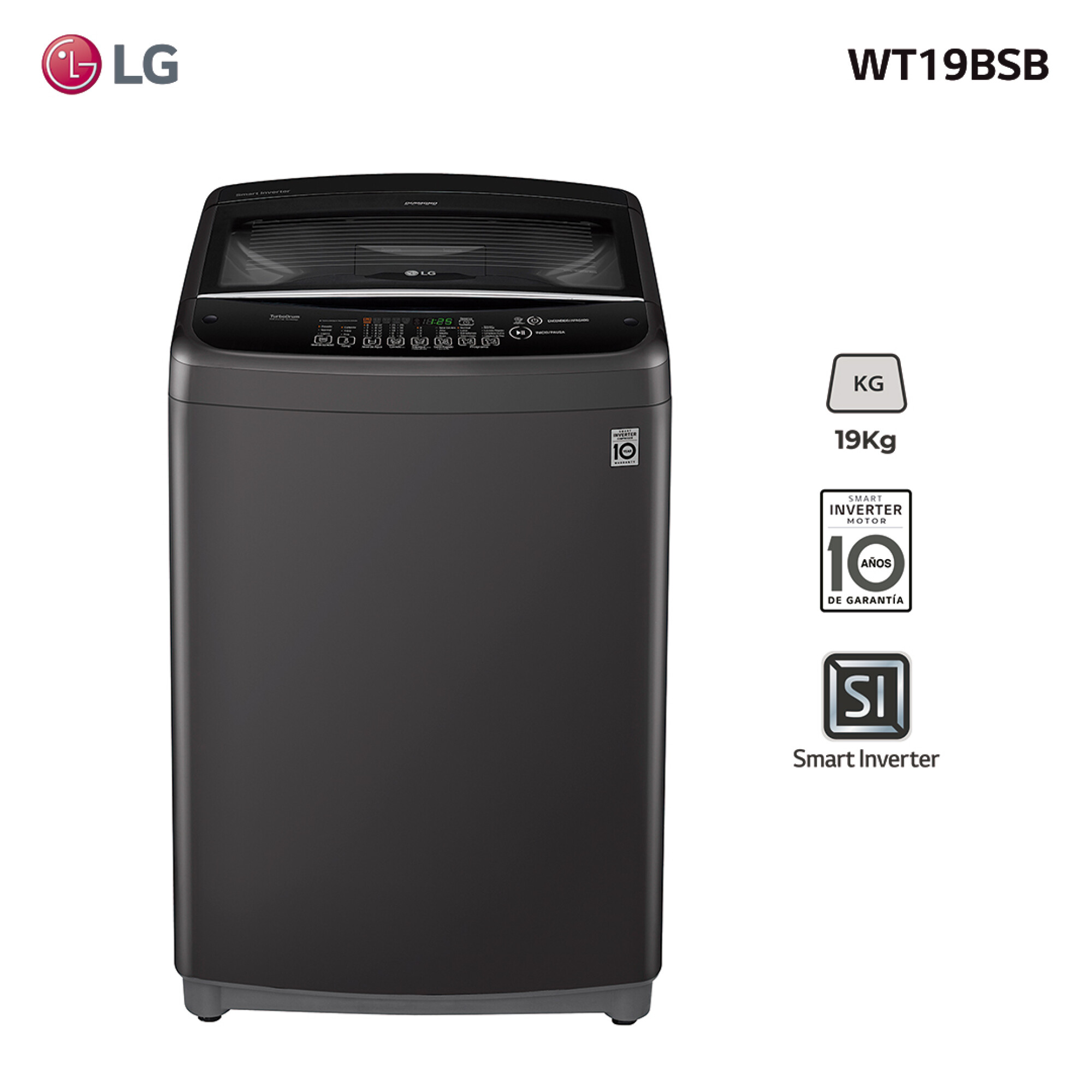 LG Lavadora Automática 13 Kg WT13WSBP TurboDrum LG
