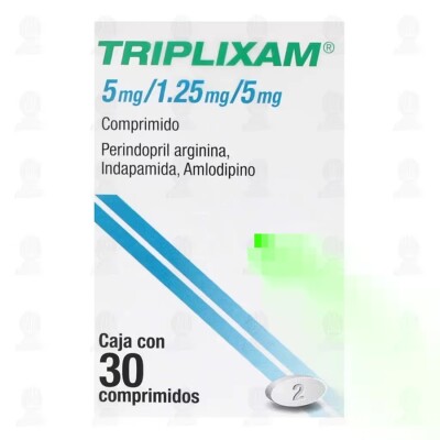 Triplixam 5 Mg./1.25 Mg./5 Mg. 30 Tabletas Triplixam 5 Mg./1.25 Mg./5 Mg. 30 Tabletas