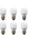 Pack x6 pcs - Lampara LED Gota, E27 6W Luz Fría