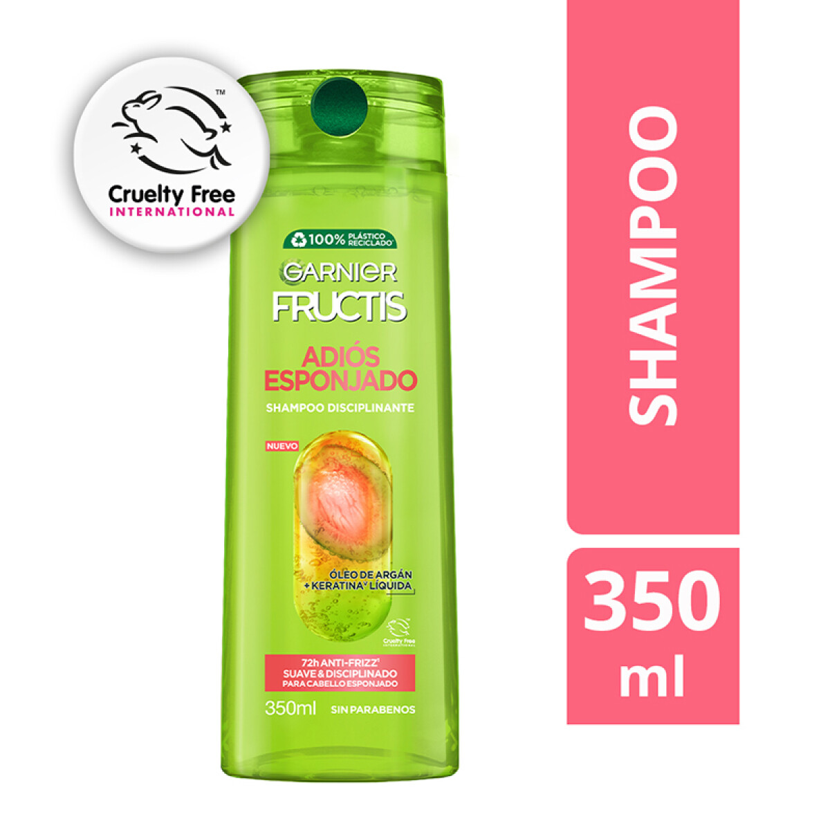 Adiós esponjado Garnier Fructis - Shampoo 350 ml 