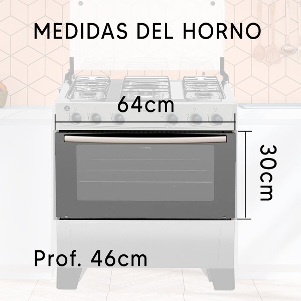 Cocina A Gas James C150b COCINA JAMES C150B 3154 TITANIUM