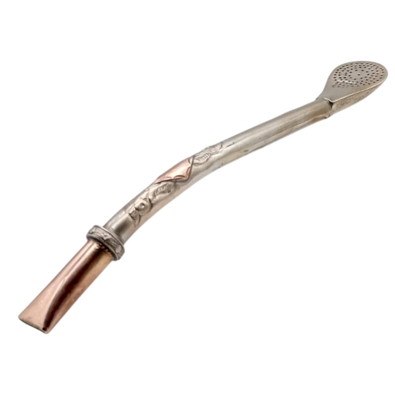 Bombilla criolla - PLATA Y ORO - 27 bmpo27po