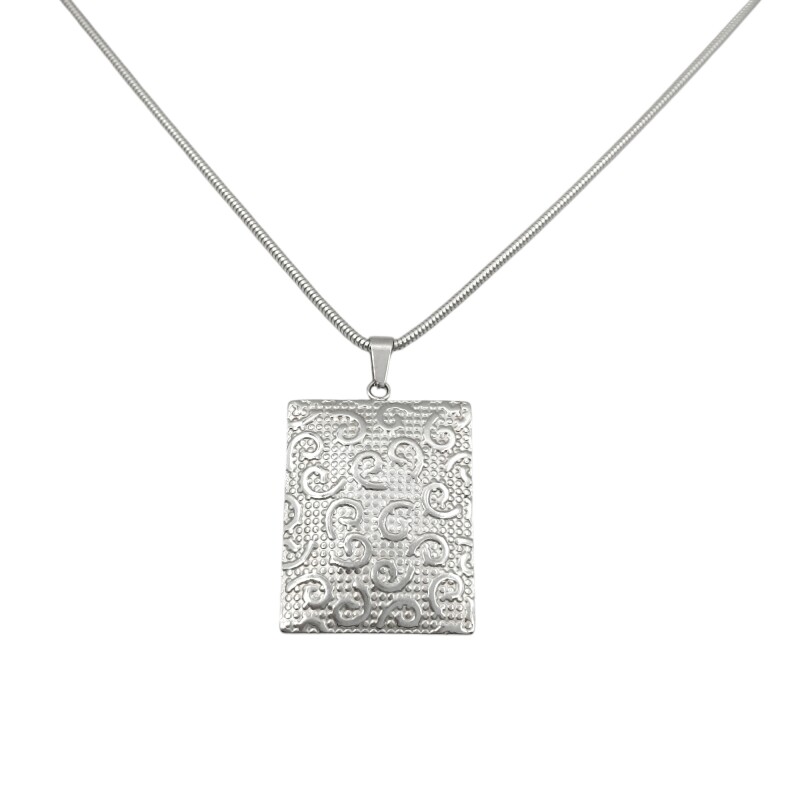 Dije Colgante Empavonado-Plata 925-Sin Piedra-CP4436 Sinpiedra