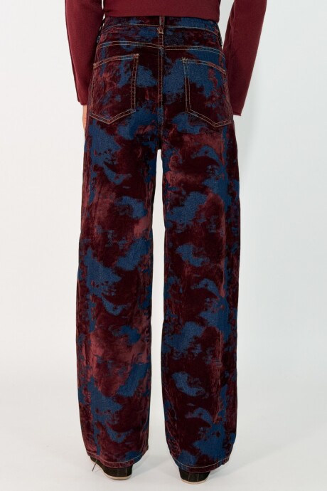 PANTALON ZAHARA Bordo