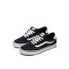 Championes Vans Brooklyn LS de Hombre - VN000D7QBA21 Negro-blanco