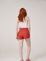 Short Ansar_b Rojo Coral