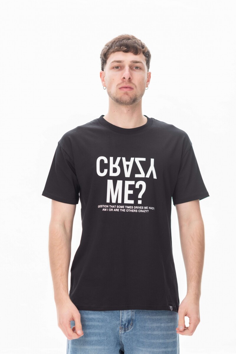 Remera Crazy Negro