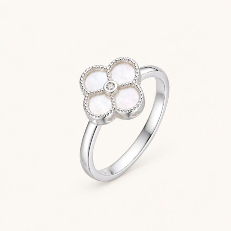 Anillo Trebol Nacar - Plata 925 Anillo Trebol Nacar - Plata 925
