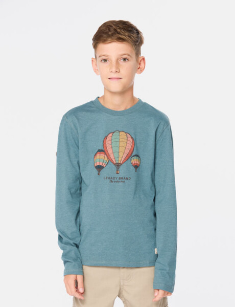 REMERA ESTAMPADA Verde