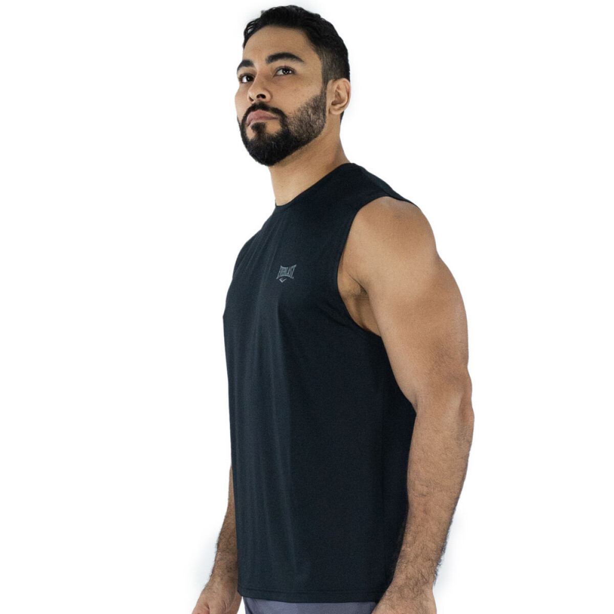 TANK MEN EVERLAST POLY/SPX CHAMPION NA M - BLACK 