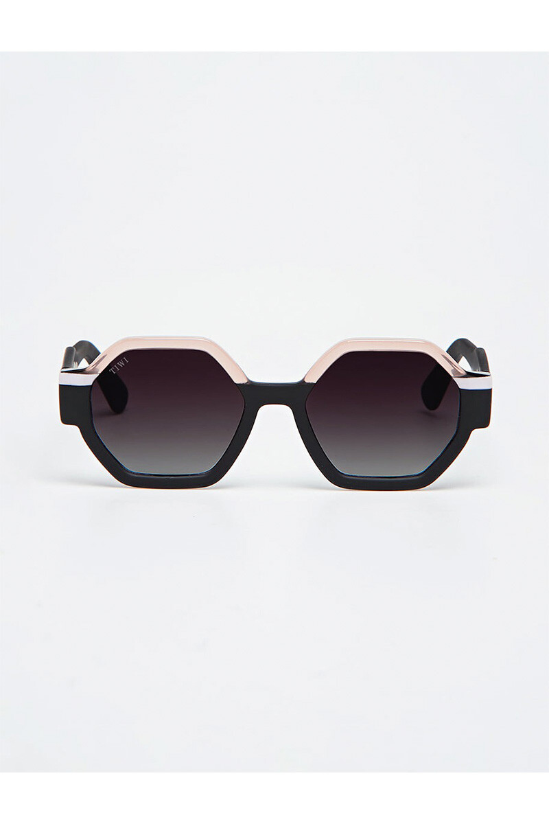 Lentes Tiwi Valette - Rubber Bicolor Black/pink With Burgundy Gradi 