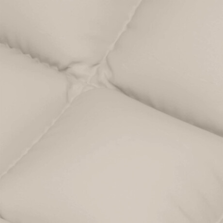 Sillón Reposera Mecedora Respaldo Ajustable Bolsillo Beige