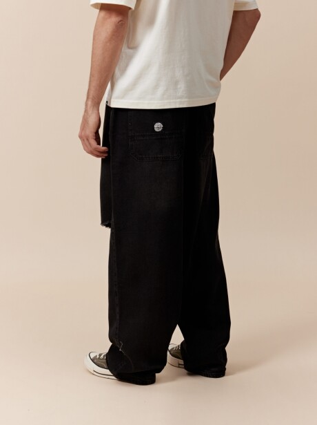 Pantalón denim SKATER NEGRO JEAN