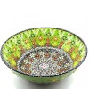 Bowl de cerámica pintado 30 cm Verde