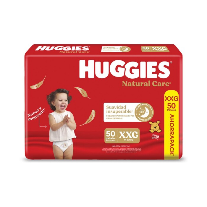 HUGGIES SUPREME CARE XXG UNISEX PAQ. X 5 única
