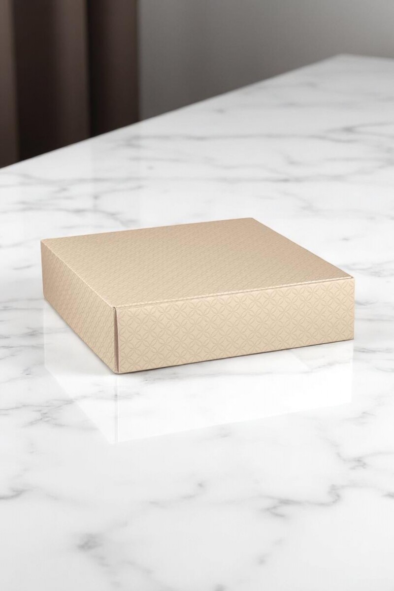 Caja rígida 4 botellas 34x37x9 - 37523 - MATELASSE NUDO 