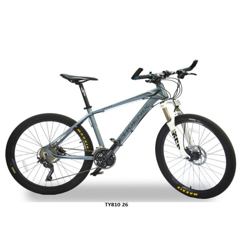 Bicicleta Phoenix TY810 Rod. 26" Talle M Gris Bicicleta Phoenix TY810 Rod. 26" Talle M Gris