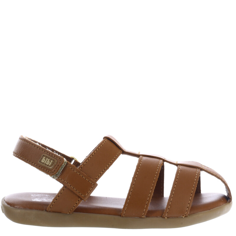 Sandalia de Niños Bibi Baby Soft Marrón Caramelo