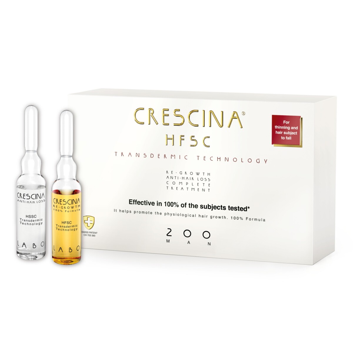 Crescina Transder Complete Treatment Man200 