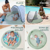 Carpa Zona de juego Anti-UV UPF 50+ Piscina Aquani Provence Baby Moov Carpa Zona de juego Anti-UV UPF 50+ Piscina Aquani Provence Baby Moov