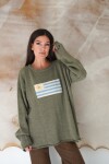 Sweater Flag Uruguay Verde Musgo