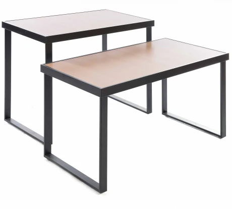 Set Mesas X2 - Negro Set Mesas X2 - Negro